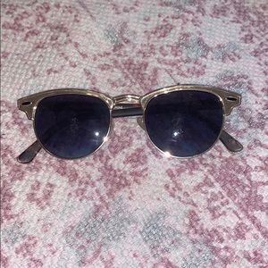 Urban Outfitters Gold & Tort Clubmaster Sunglasses